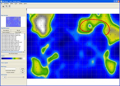 SOMViewer - line selection tool