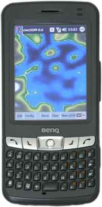 PocketSOM on a BenQ P50
